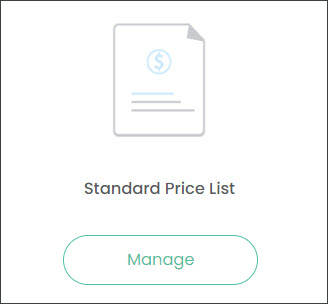 Screenshot of Standard Price List Icon